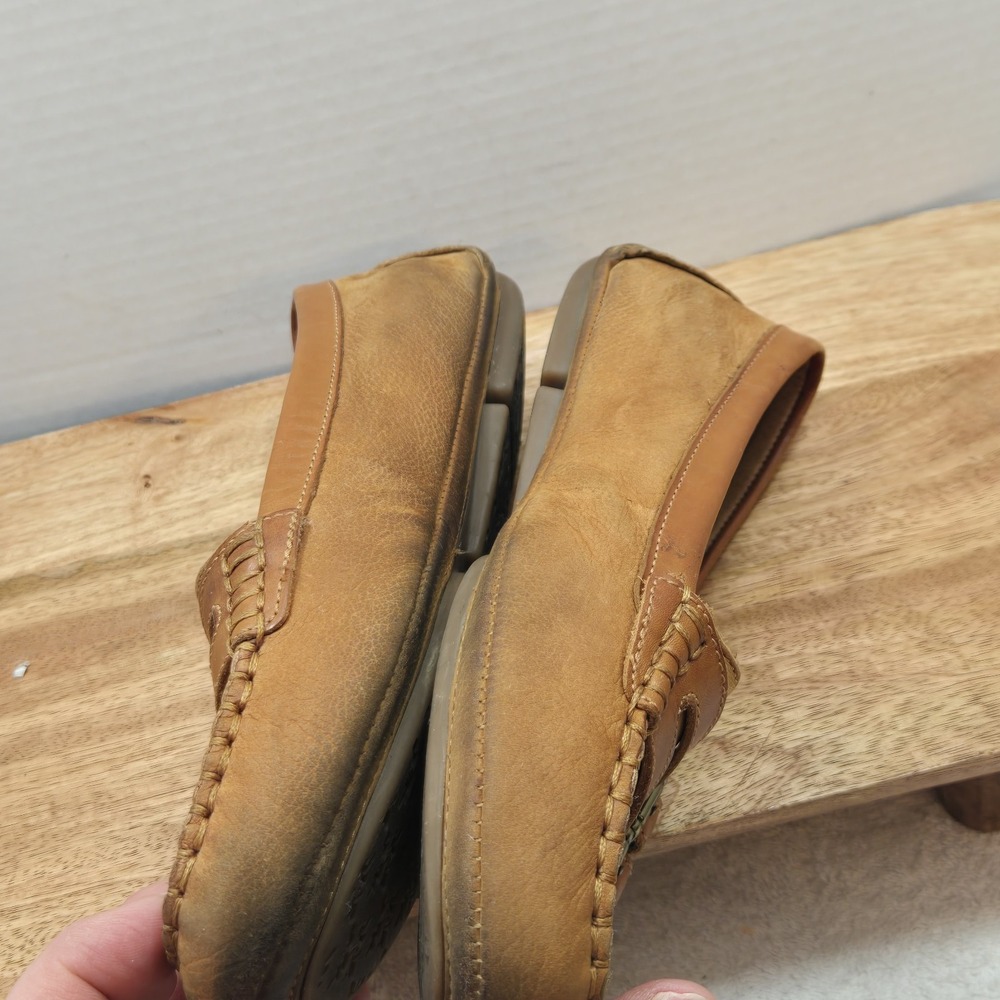 Nurture Brown Leather Slip on Flats Flats Size 6M Super Comfortable - Picture 10 of 16
